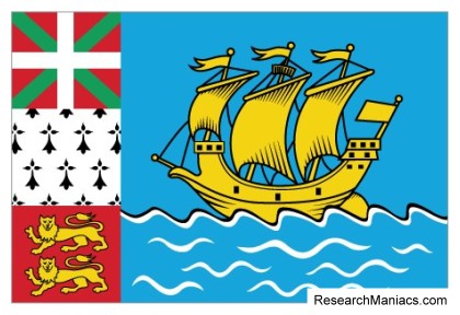 Saint Pierre and Miquelon Flag picture