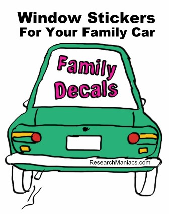 Funny Stickers   Windows on Familycarwindowstickersdecals Jpg