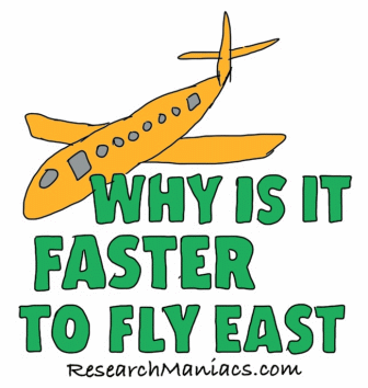 Why is it faster to fly east?