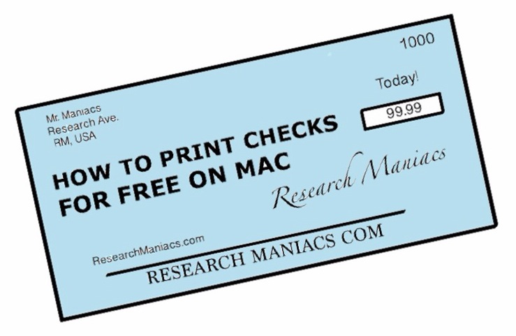 software to print checks for mac