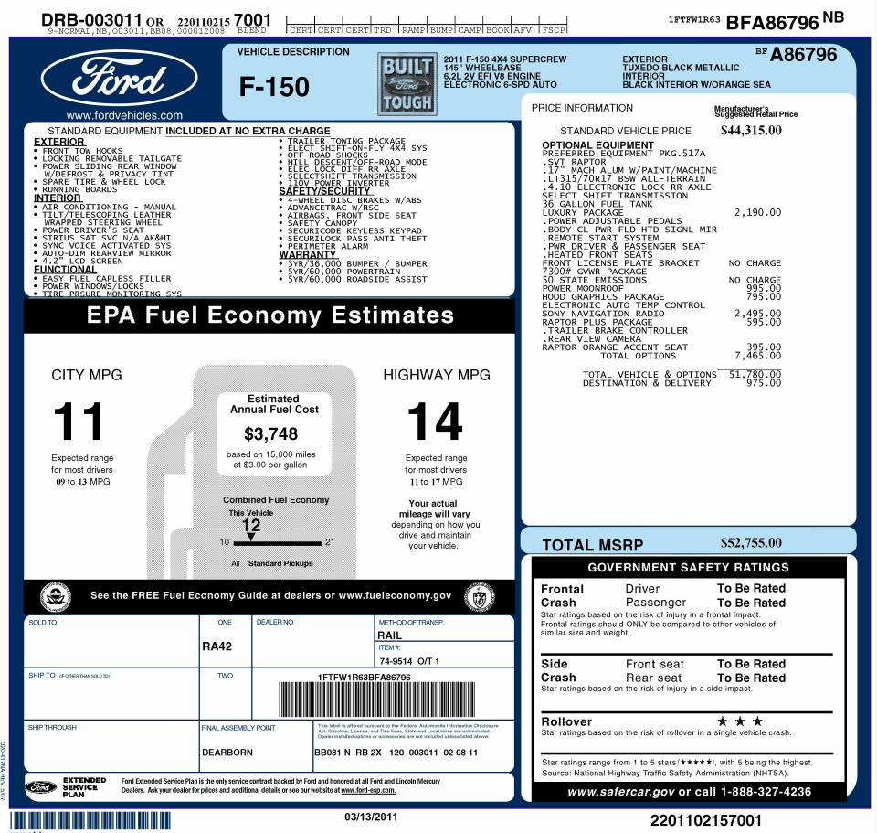 Track your ford order #9