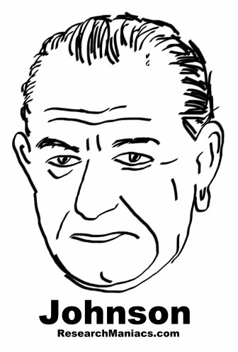Lyndon B. Johnson Easy Drawing