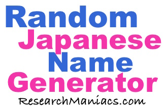 random japanese name generator