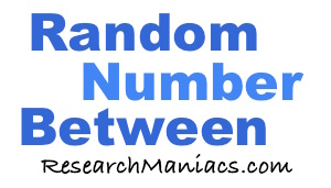 Random Number Between