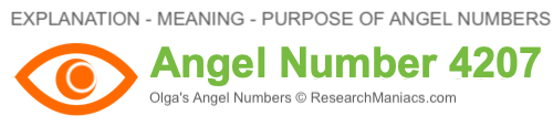 Angel Number 4207 meaning Angel Number 4207