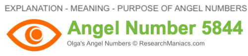 Angel Number 5844 meaning Angel Number 5844