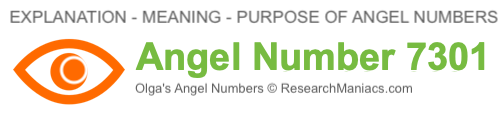 Angel Number 7301 meaning Angel Number 7301