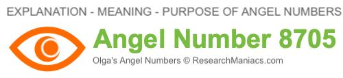 Angel Number 8705 meaning Angel Number 8705