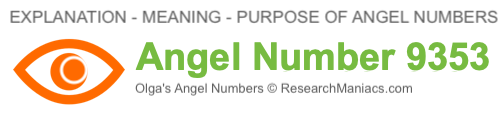 Angel Number 9353 meaning Angel Number 9353