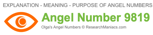 Angel Number 9819 meaning Angel Number 9819