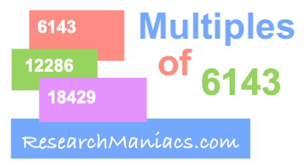 Multiples of 6143