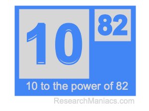 10 to the power of 82