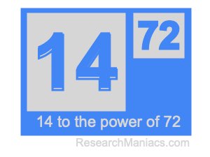 14 to the power of 72