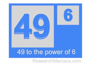 49 to the power of 6