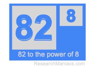 82 to the power of 8